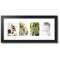 ArtToFrames Collage Photo Picture Frame with 4 - 4x6 inch Openings, Framed in Black with Over 62 Mat Color Options and Plexi Glass (CSM-3926-14)